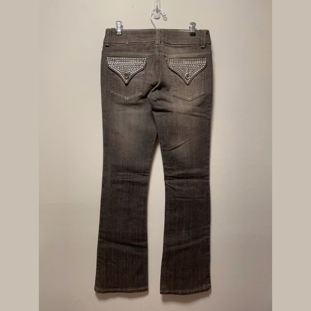 Farlow Bootcut Jeans – Black Washed Denim Size 5 - Picture 3 of 5